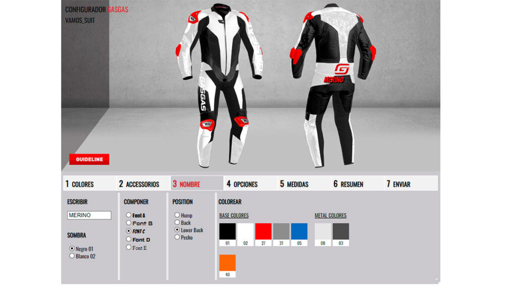 Acuerdo de GasGas con Gimoto: monos 100% personalizables para Supermoto 8 creacion mono gimoto gasgas