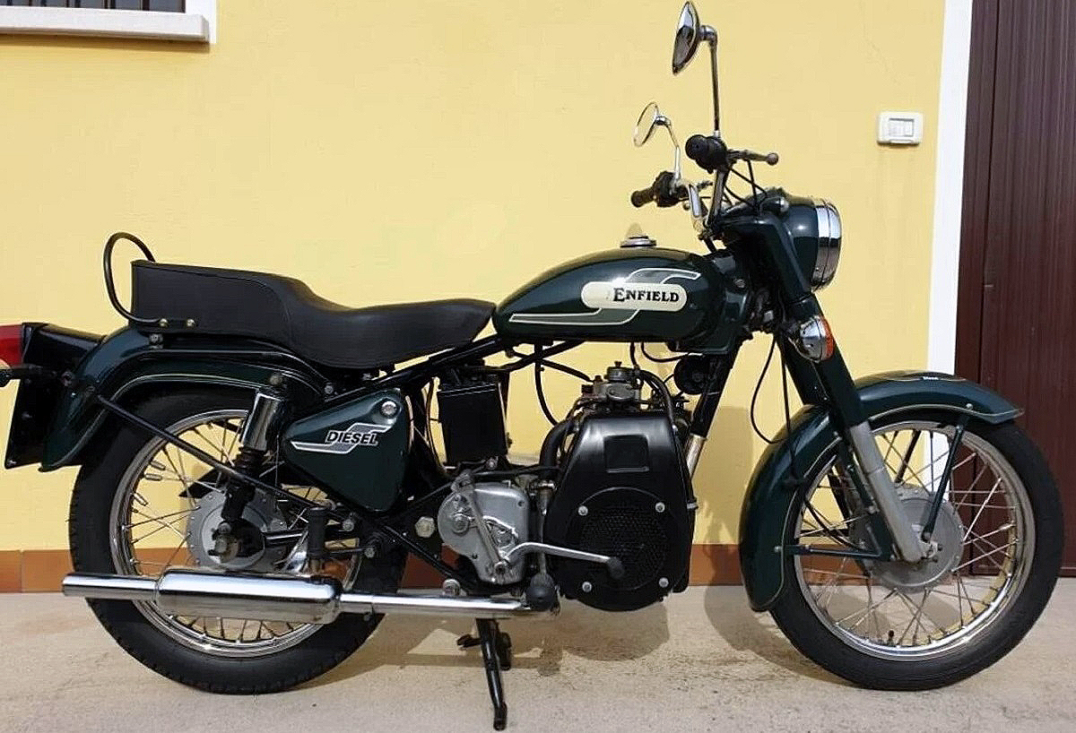 Motos bizarras diésel (I): las motos a gasoil en 138 años de historia 12 enfield taurus diesel