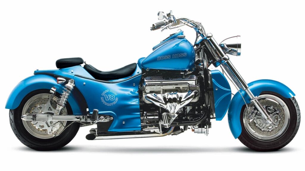 Motos con motor de coche: ¿locura o genialidad? 12 Boss Hoss motor Chevrolet V8