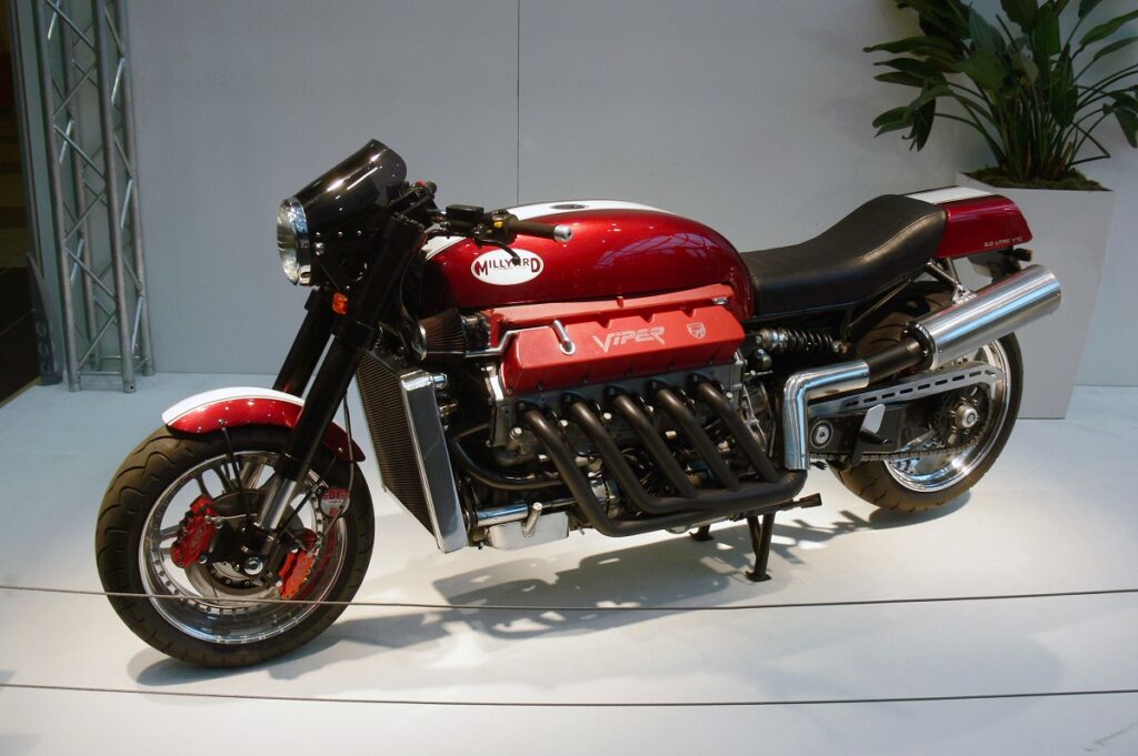 Motos con motor de coche: ¿locura o genialidad? 11 Millyard Viper V10