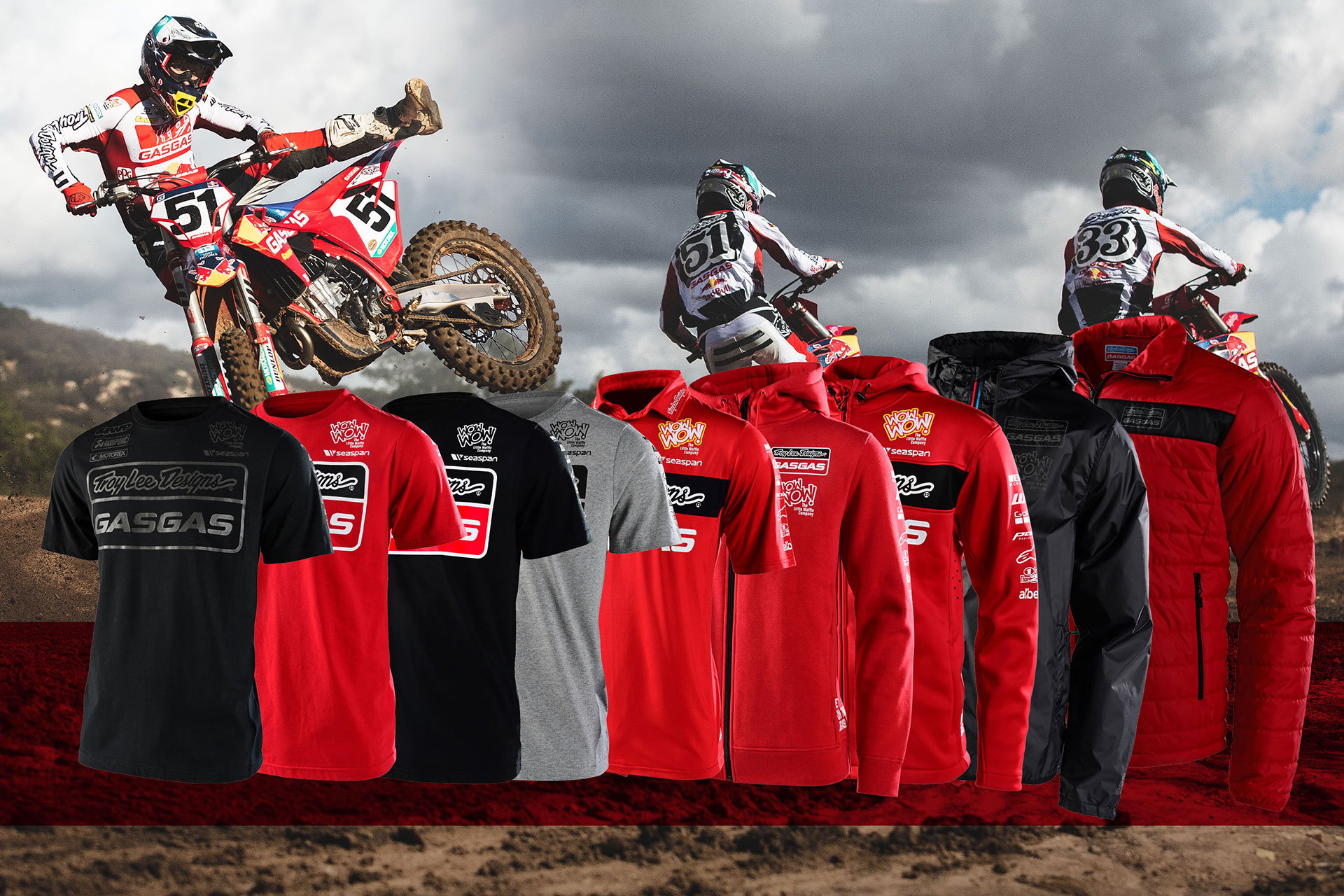 GasGas añade nuevas prendas a su colección Troy Lee Designs 2023