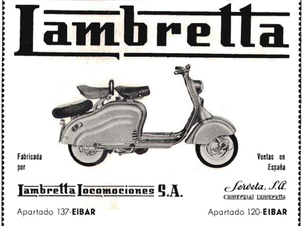 Las mejores motos clásicas para usar a diario: Lambretta 12 lambretta