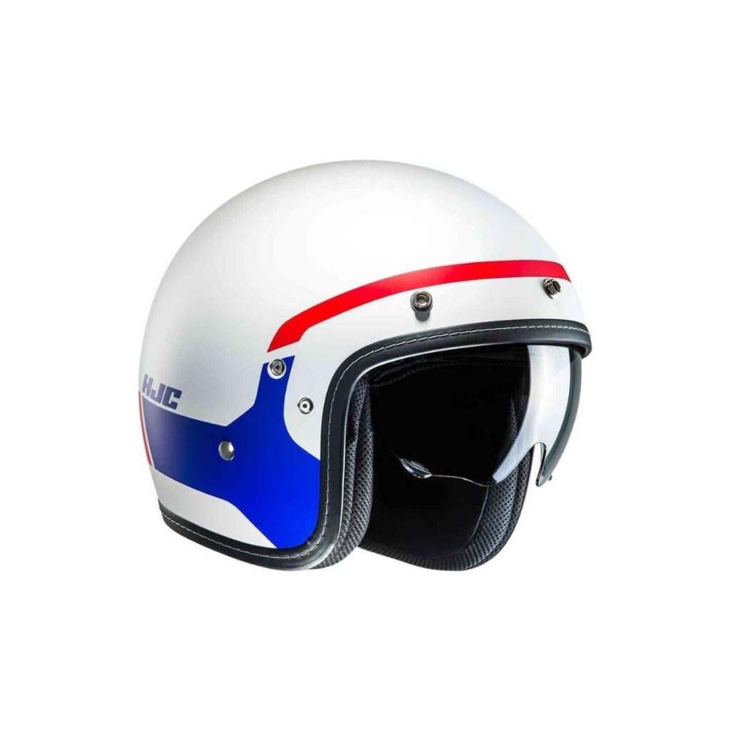 Pantalla o visera de casco de moto: cómo acertar en su uso y nomenclatura 7 Casco abierto con gafa escamoteable