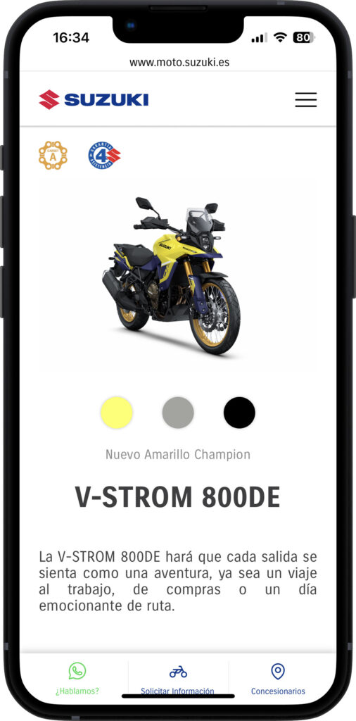 Suzuki presenta su renovada web con un diseño centrado en el teléfono móvil 12 nueva-web-motos-suzuki-3