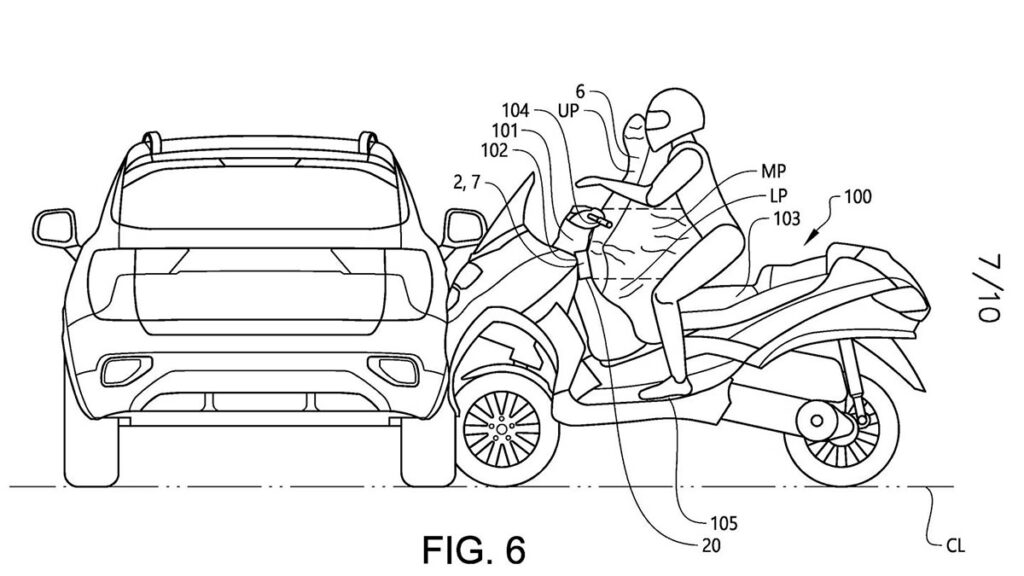 Piaggio ya trabaja en un MP3 con sistema de airbag integrado 11 airbag-piaggio-mp3