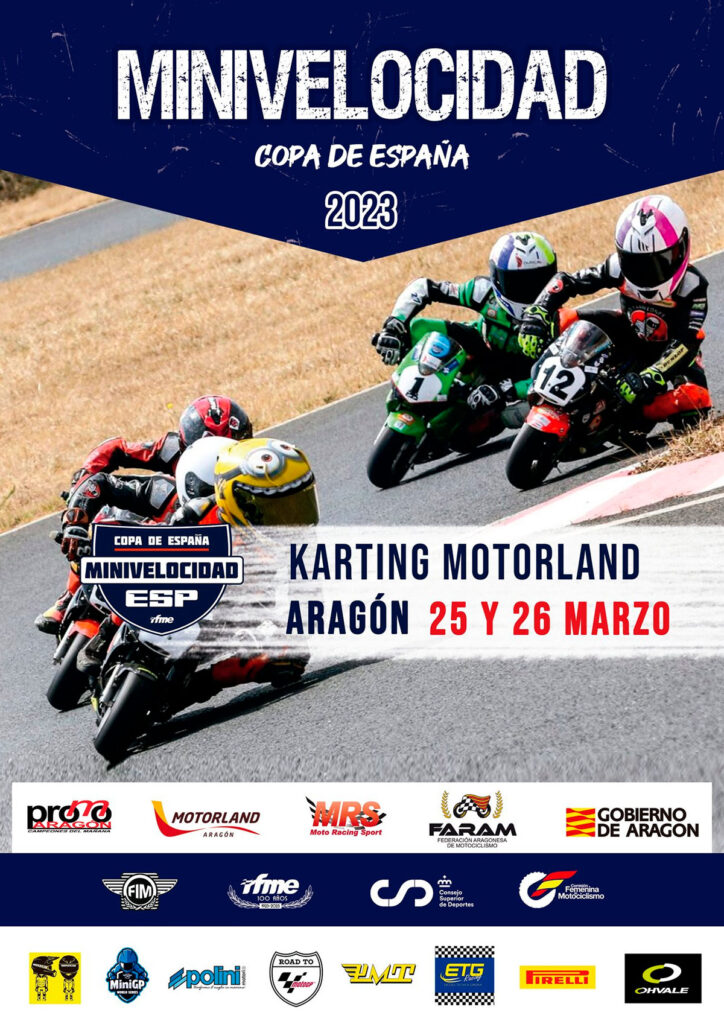 Llega el Campeonato de España de Minivelocidad a MotorLand Aragón 10 cartel-copa-espana-minivelocidad-2023-motorland-aragon