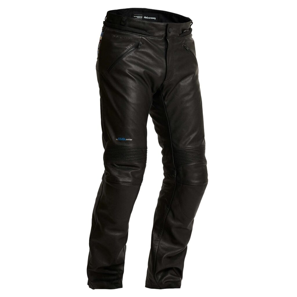 Equipamiento para moto Halvarssons "5 estrellas Motorrad" 3 halvarssons pantalon piel RINN frontal