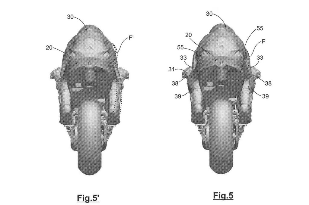 La aerodinámica llevada al extremo: Aprilia patenta monos con superficies aerodinámicas 13 mono aerodinamico aprilia 2