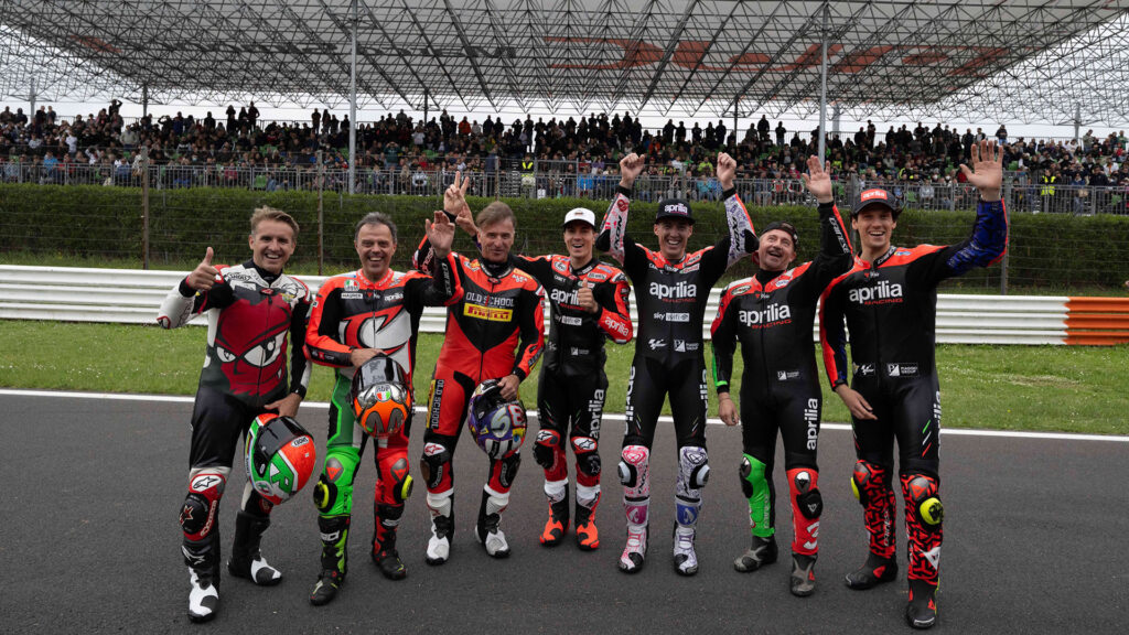 Aprilia All Stars 2023: la fiesta de los de Noale repite en Misano 12 aprilia all stars 1