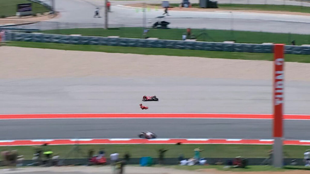 MotoGP COTA 2023: Rins intratable y Bagnaia vuelve a fallar 10 caida-bagnaia-motogp-cota-2023