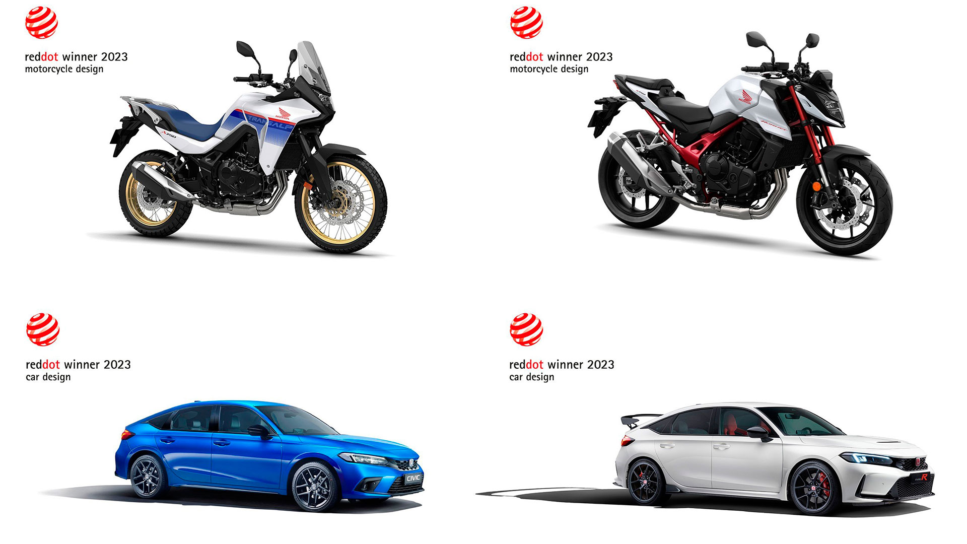 Honda arrasa en los premios Red Dot 2023