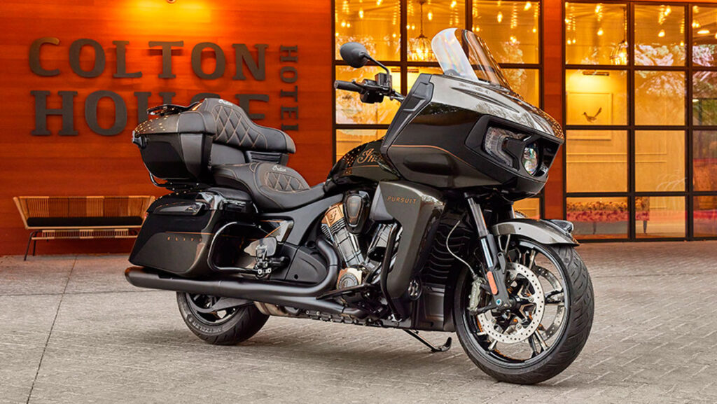 Los acabados Elite aterrizan en las Indian Chieftain y Pursuit 11 indian pursuit elite 2023