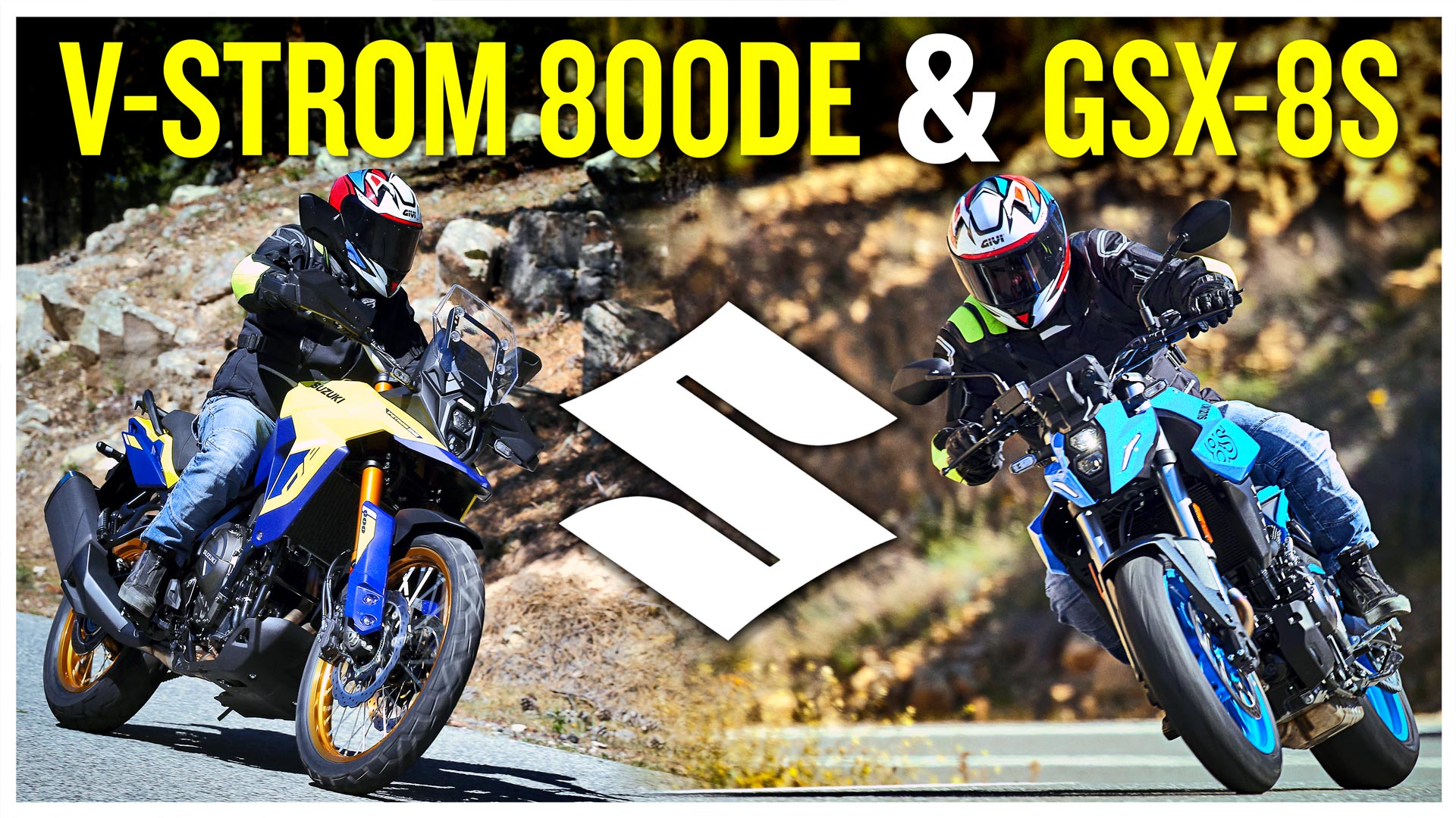 Suzuki V-Strom 800DE y Suzuki GSX-8S: espectaculares condiciones de financiación para las novedades de la firma nipona