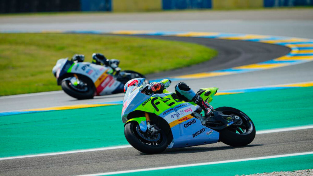 MotoGP Le Mans 2023: Bezzecchi reina entre el caos 13 ferrari motoe fracnia 2023