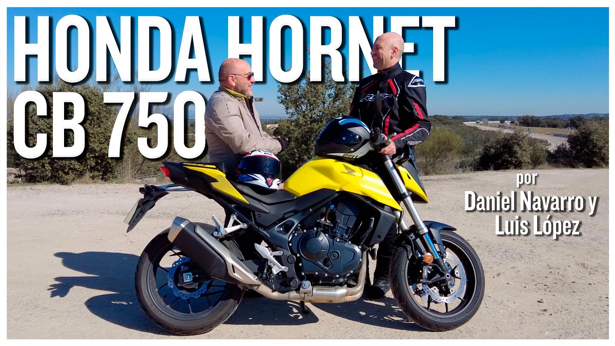 Honda CB750 Hornet 2023, careta vídeo