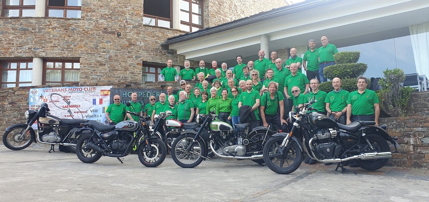 VIII Vuelta a España del Moto Club Veterans Villaviciosa de Odón-Royal Enfield: el 7 como protagonista