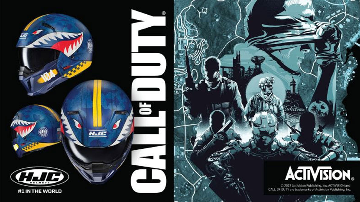 HJC i20 Call of Duty Vanguard: belleza 'nose art' 1 hjc-i20-call-of-duty-vanguard-2023