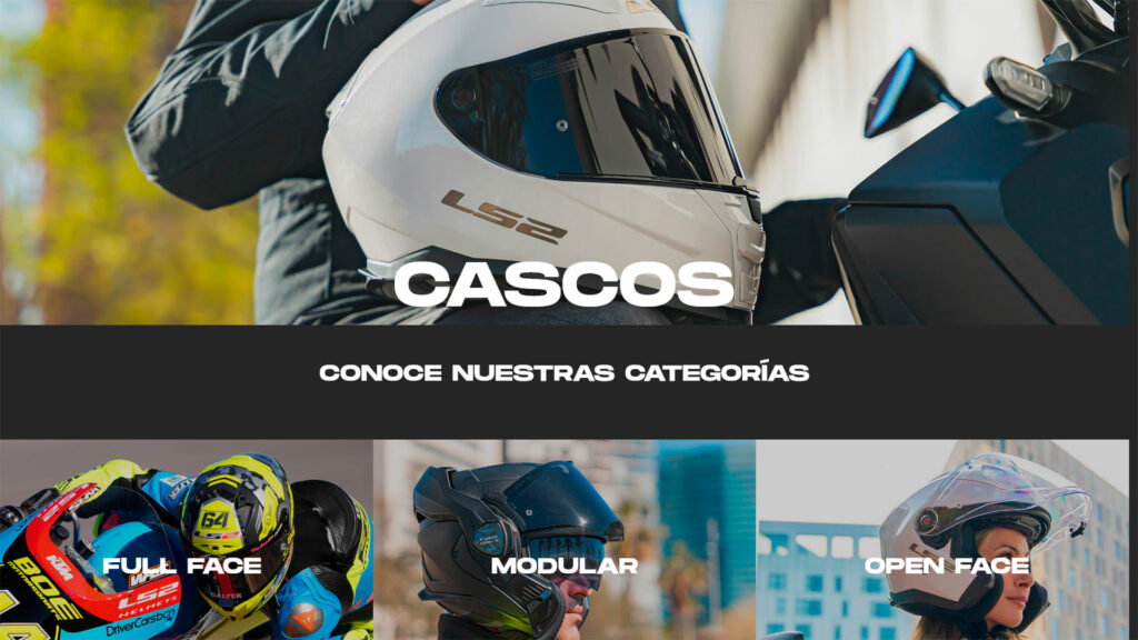 La marca de equipamiento LS2 estrena nueva página web 8 NdP_LS2_NuevaWeb_002