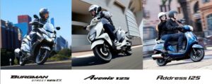 Fotos prueba Suzuki Burgman Street 125 EX, Suzuki Avenis 125 y Suzuki Address 125: tres scooter urbanos distintos para llegar al mismo destino
