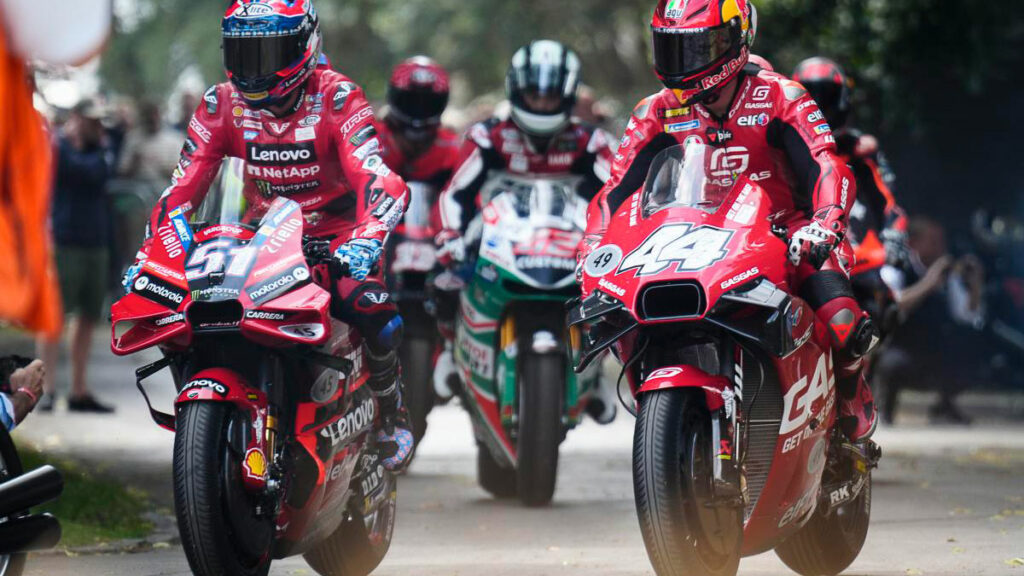 MotoGP deslumbra en el Goodwood Festival of Speed 2023 11 goodwood-festival-of-speed---thursday---motogp-riders
