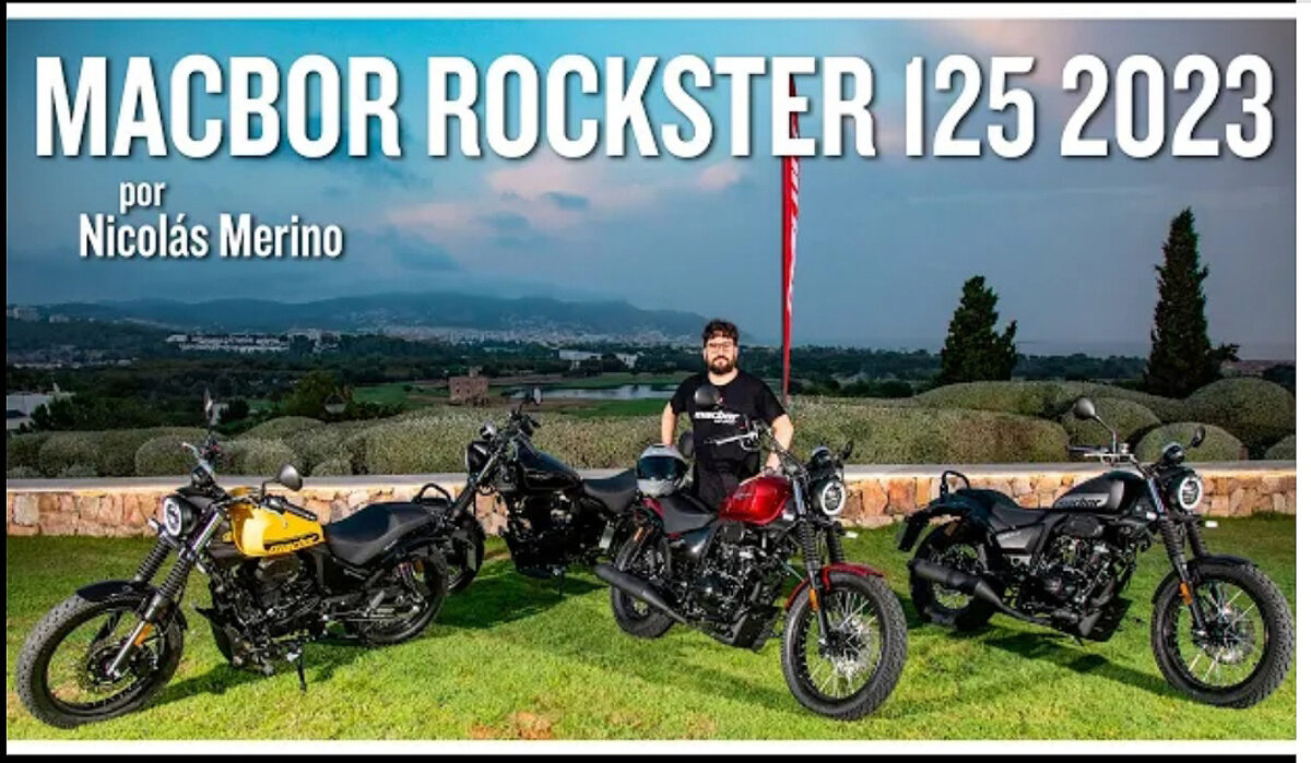 Vídeo de la prueba de la Macbor Rockster 125 2023