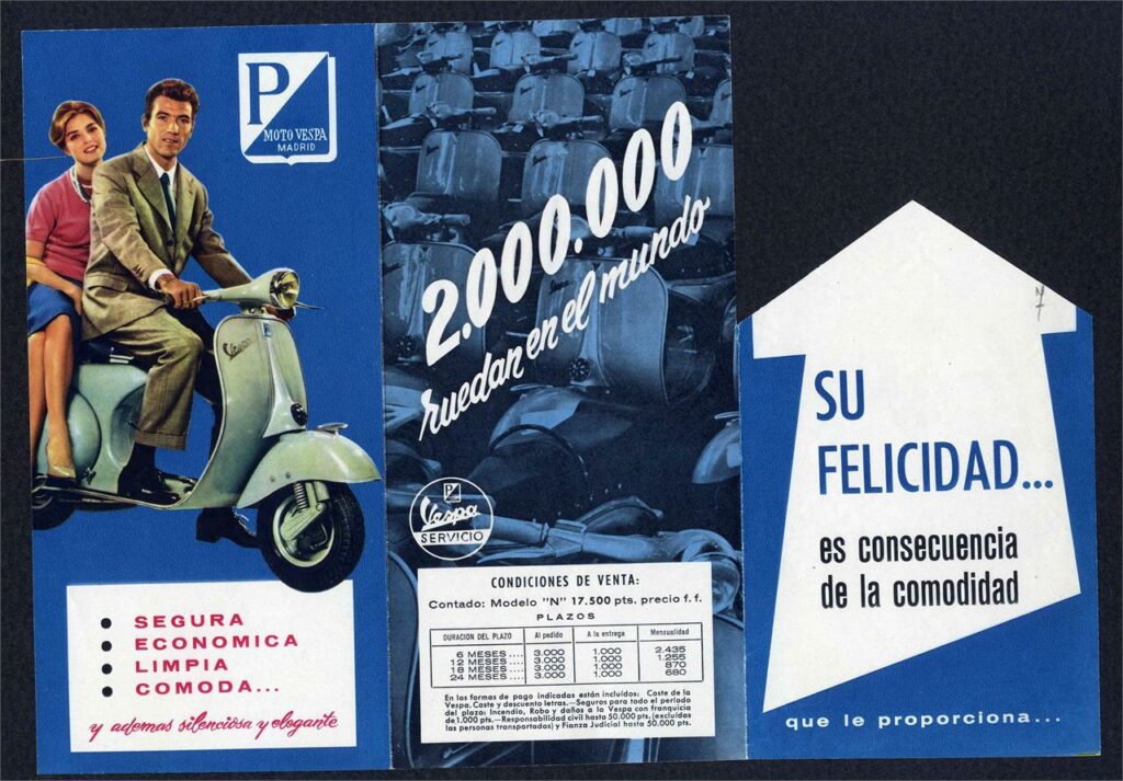 Señas de identidad (III): Vespa, el scooter eterno e invencible desde 1946 10 Publicidad Vespa España