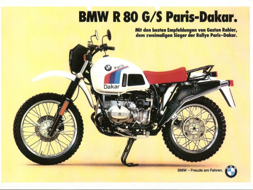 La nueva BMW R 1300 GS y sus predecesoras: BMW R 80 G/S (I) 16 BMW R 80 G/S París-Dakar 1984