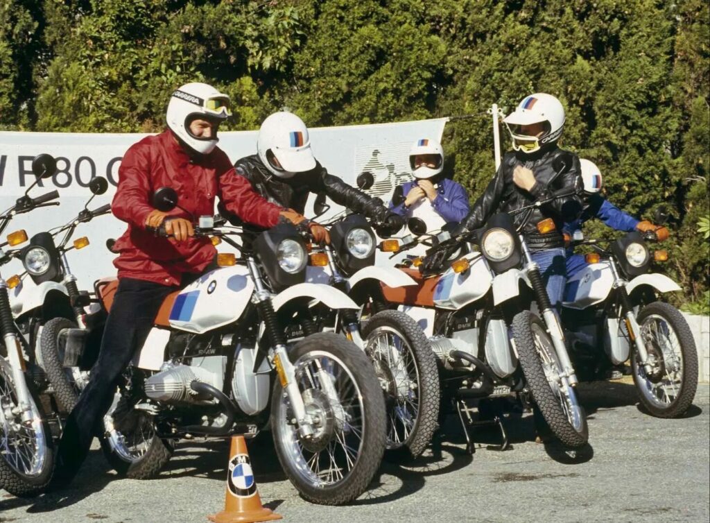 La nueva BMW R 1300 GS y sus predecesoras: BMW R 80 G/S (I) 17 BMW R 89 G/S, presetación a la prensa, 1980