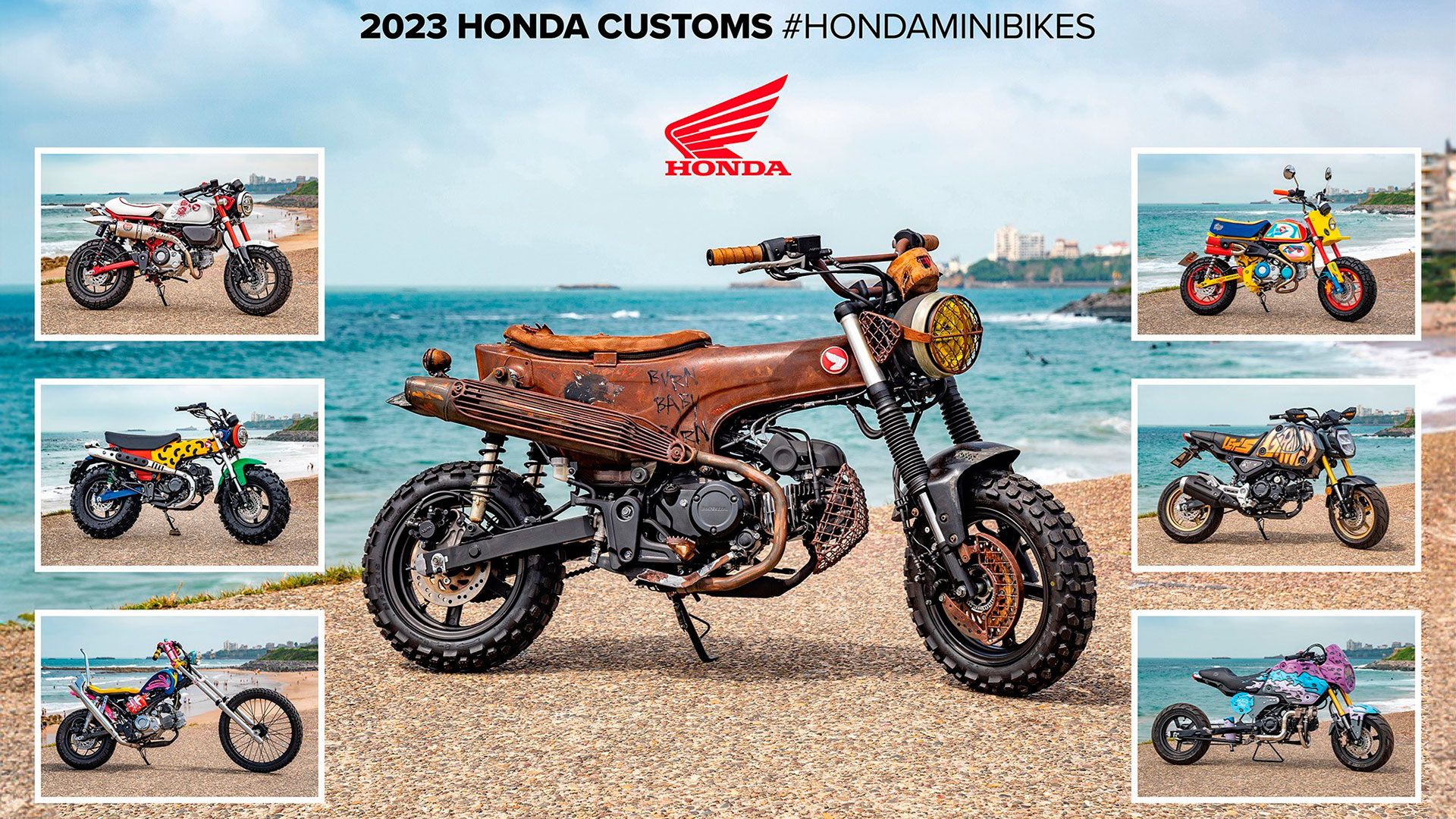 ‘Furiosa’: así es la ‘oxidada’ customización de la Honda Dax que ha ganado en el festival Wheels & Waves