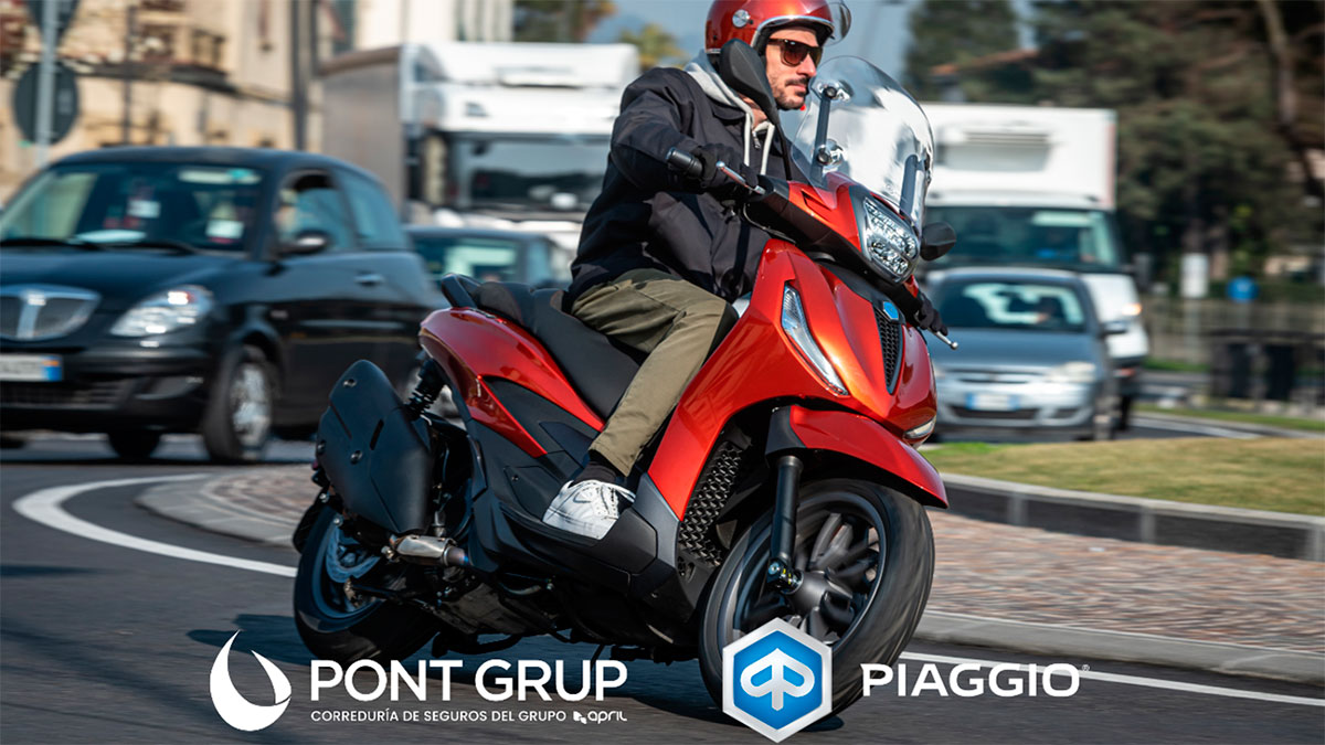 Pont Grup y Piaggio se alían en España: la aseguradora se convierte en el seguro oficial del grupo italiano