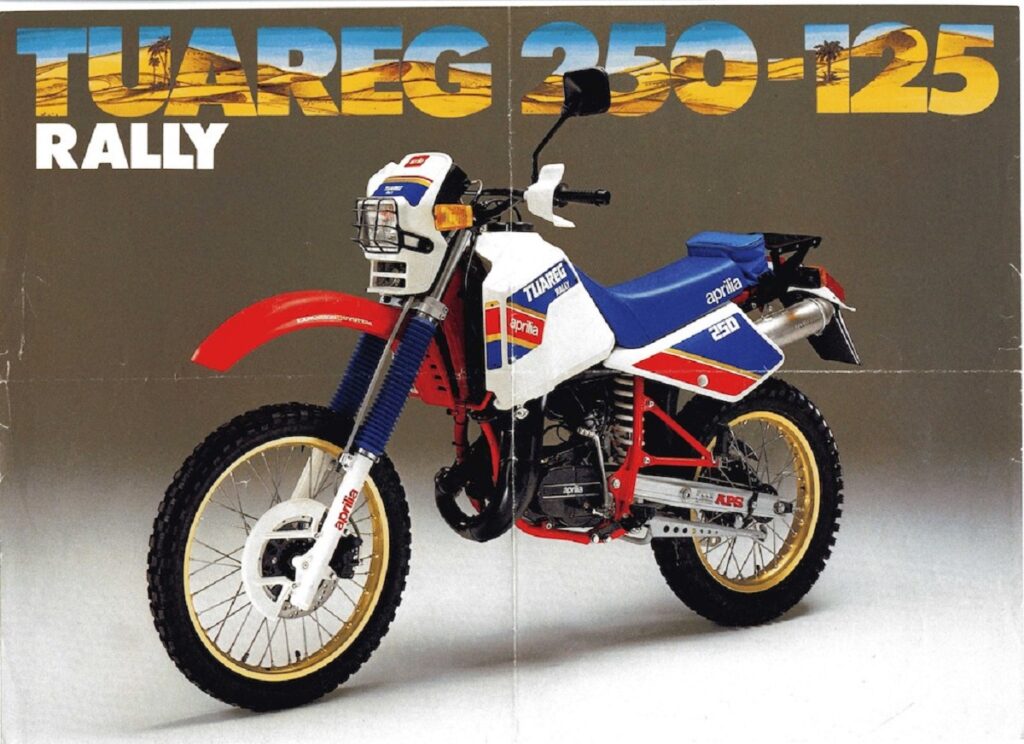 Las motos trail que podías comprar en 1987: los comienzos de una época extraordinaria 11 Aprilia Tuareg Rally 125 250
