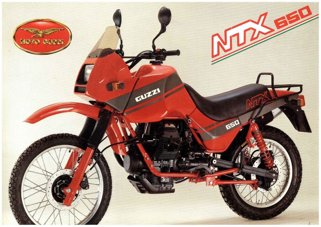 Las motos trail que podías comprar en 1987: los comienzos de una época extraordinaria 23 Moto Guzzi 650 NTX