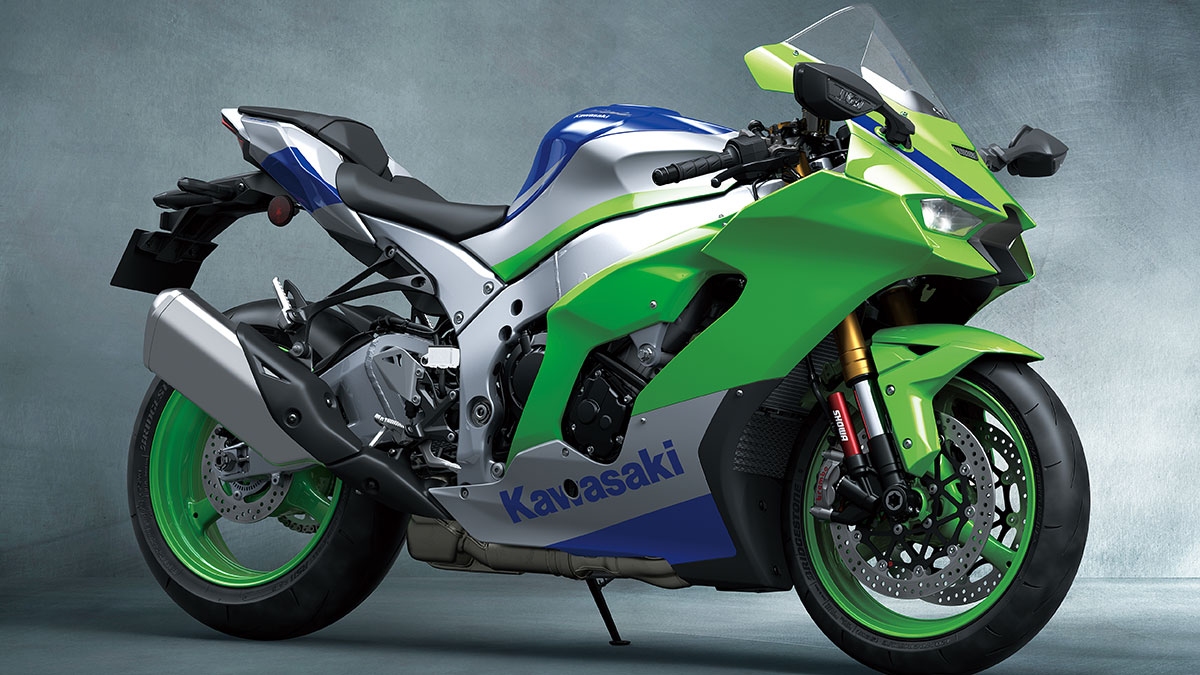 Gama Kawasaki Ninja 40 Aniversario: decoración legendaria