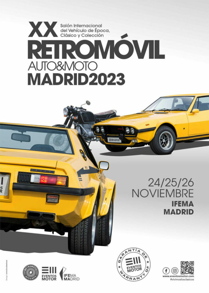 El Salón Retromóvil se celebra con los 100 años de BMW Motorrad como telón de fondo 10 retromovil_madrid_2023-cartel
