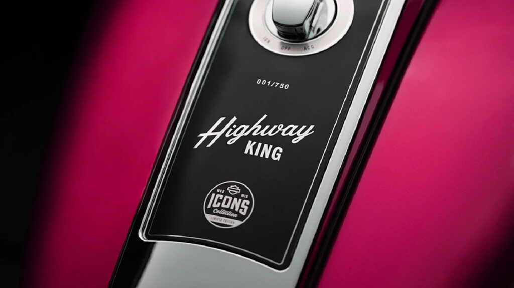 La Harley-Davidson Electra Glide Highway King 2023 brilla con luz propia en la colección Icons 12 H D Icon 2023 deposito 1