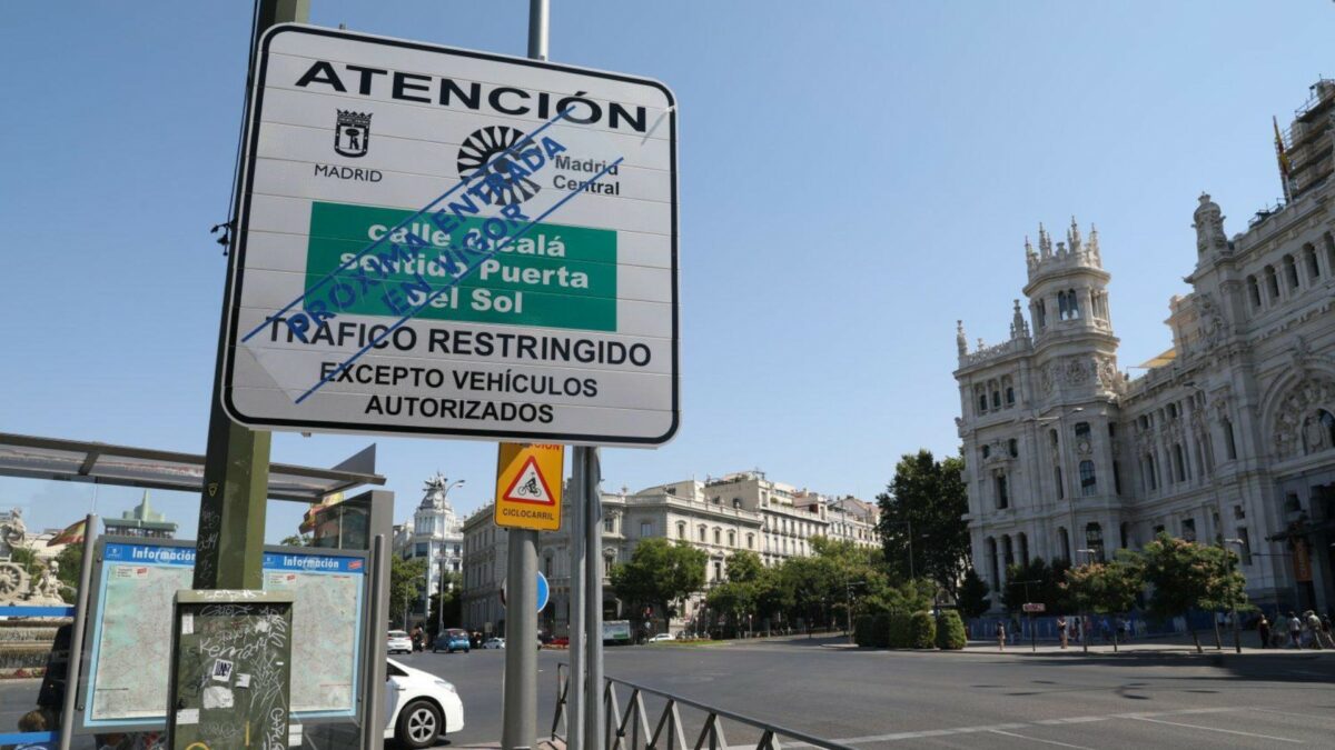 Estos son los accesos a las Zonas de Bajas Emisiones (ZBE) de Madrid que se inflan a poner multas