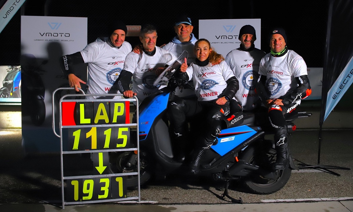Super Soco consigue un nuevo record mundial Guinness a la distancia más larga con un scooter eléctrico en 24 horas