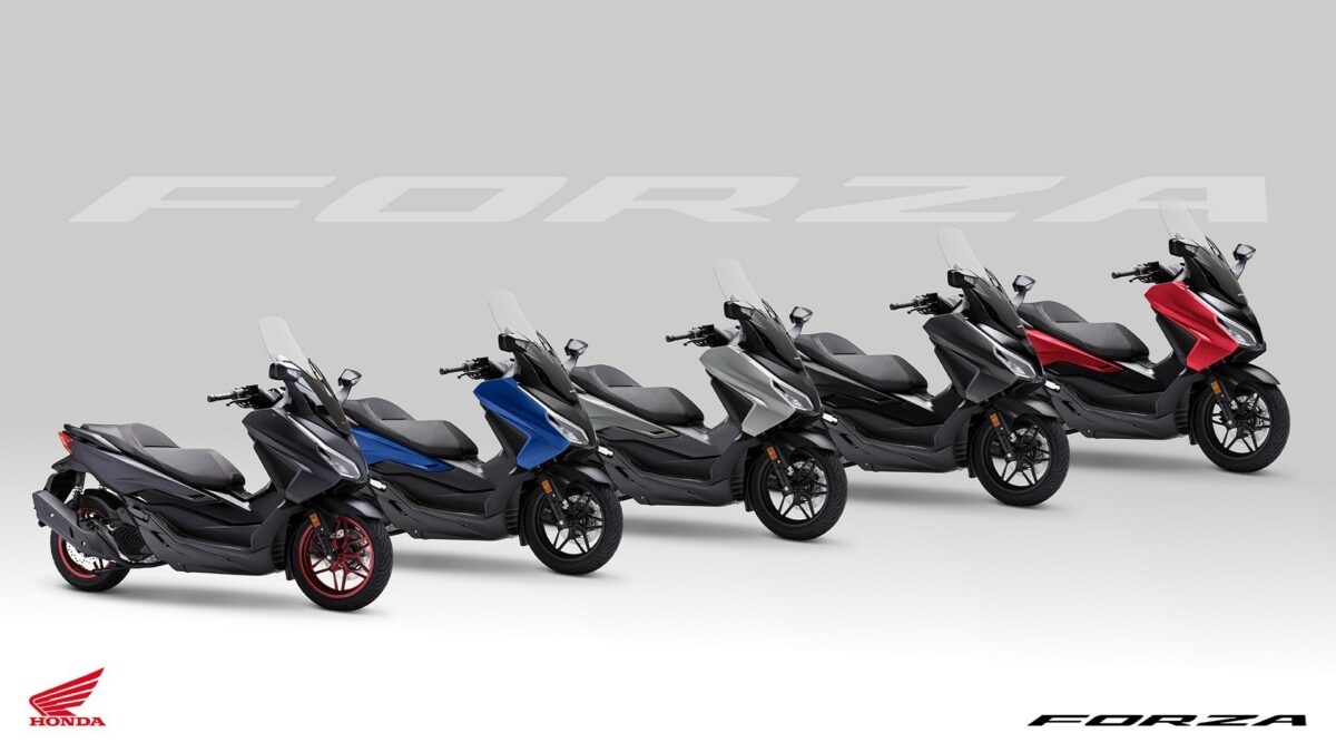 Los Honda ADV350, Forza 125 y Forza 350 estrenan nuevos colores para 2024 1 honda-forza-2024