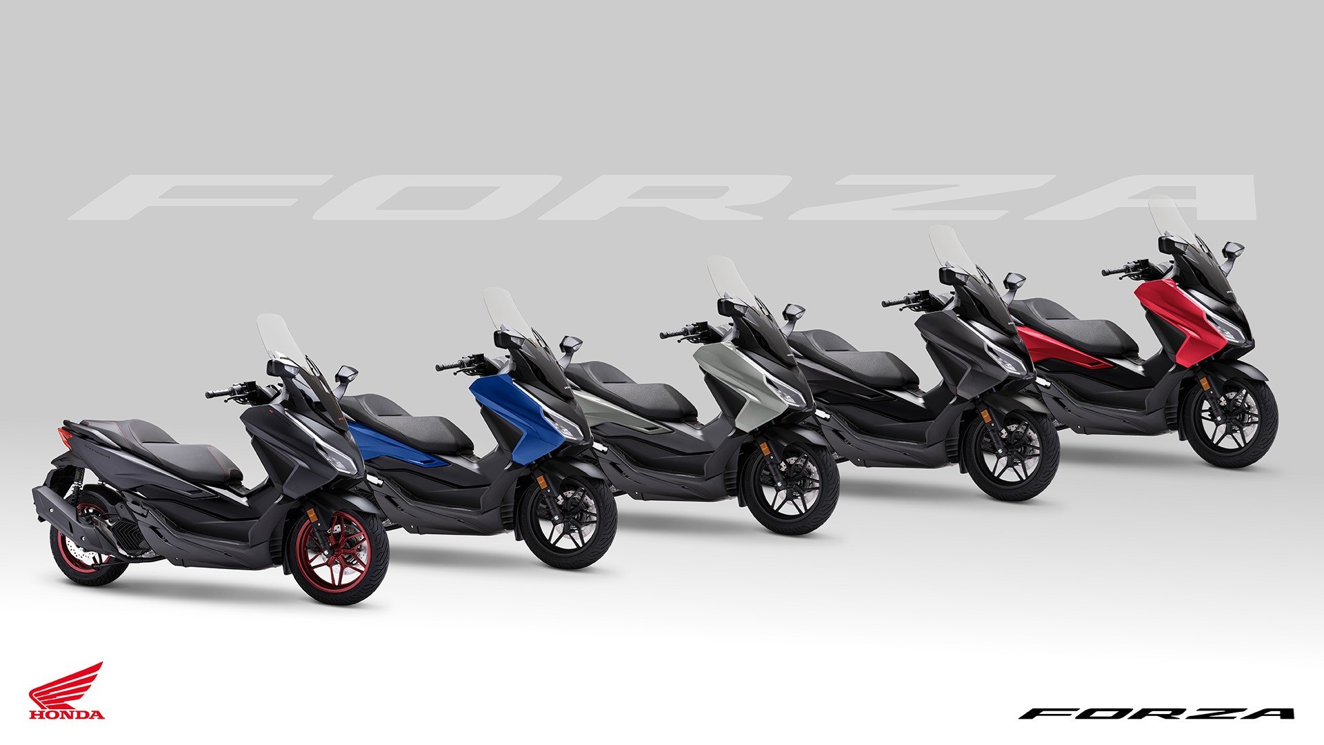 Los Honda ADV350, Forza 125 y Forza 350 estrenan nuevos colores para 2024