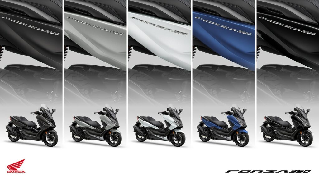 Los Honda ADV350, Forza 125 y Forza 350 estrenan nuevos colores para 2024 12 honda24YM FORZA 350