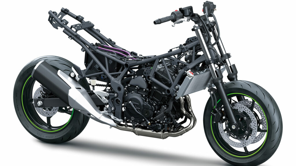 La reciente gama híbrida de Kawasaki crece con la nueva Z 7 Hybrid 2024 12 kawasaki-z-7-hybrid-2024-26