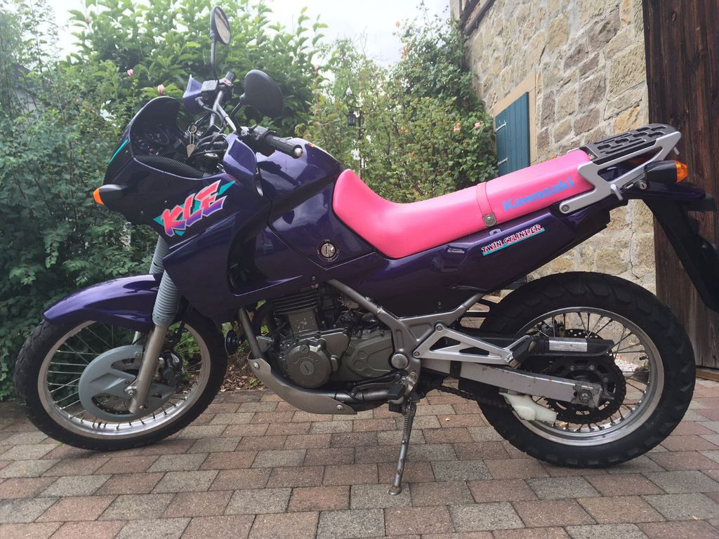 Las motos trail que podías comprarte en 1992 18 Kawasaki KLE 500