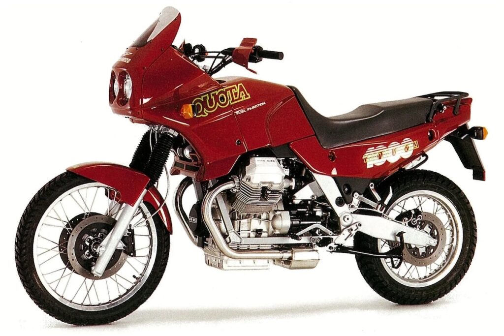 Las motos trail que podías comprarte en 1992 16 Moto Guzzi Quota 1000