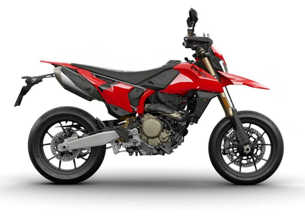 Las 10 motos nuevas que te sorprenderán en 2024: se salen de lo común 14 Ducati Hypermotard 698 Mono 2024, rojo