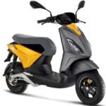 Piaggio 1 Active, gris y amarillo