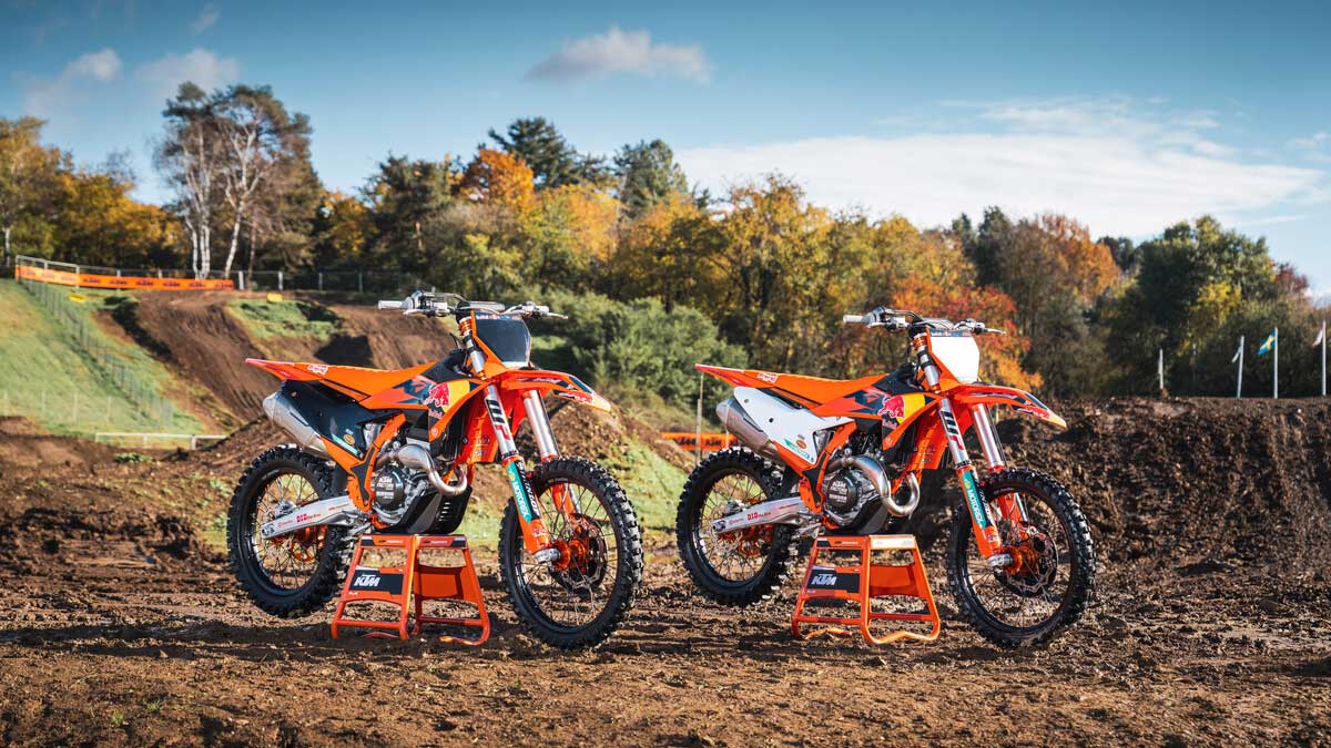 Las nuevas KTM SX-F Factory Edition 2024 suben de nivel con importantes novedades tecnológicas