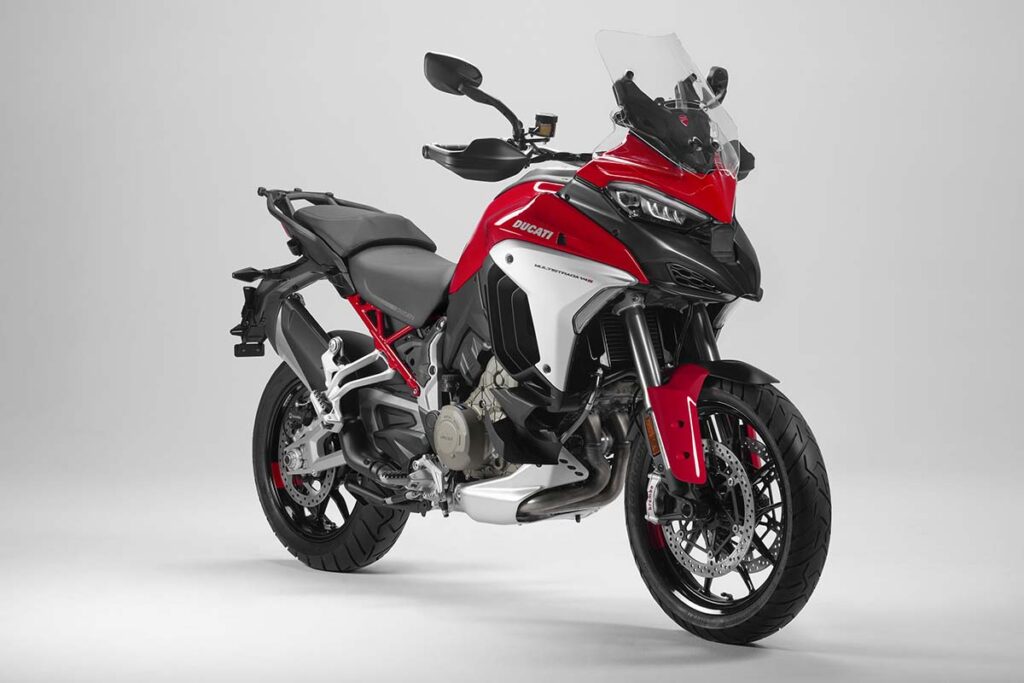 Ducati Multistrada V4 S, rojo, gris