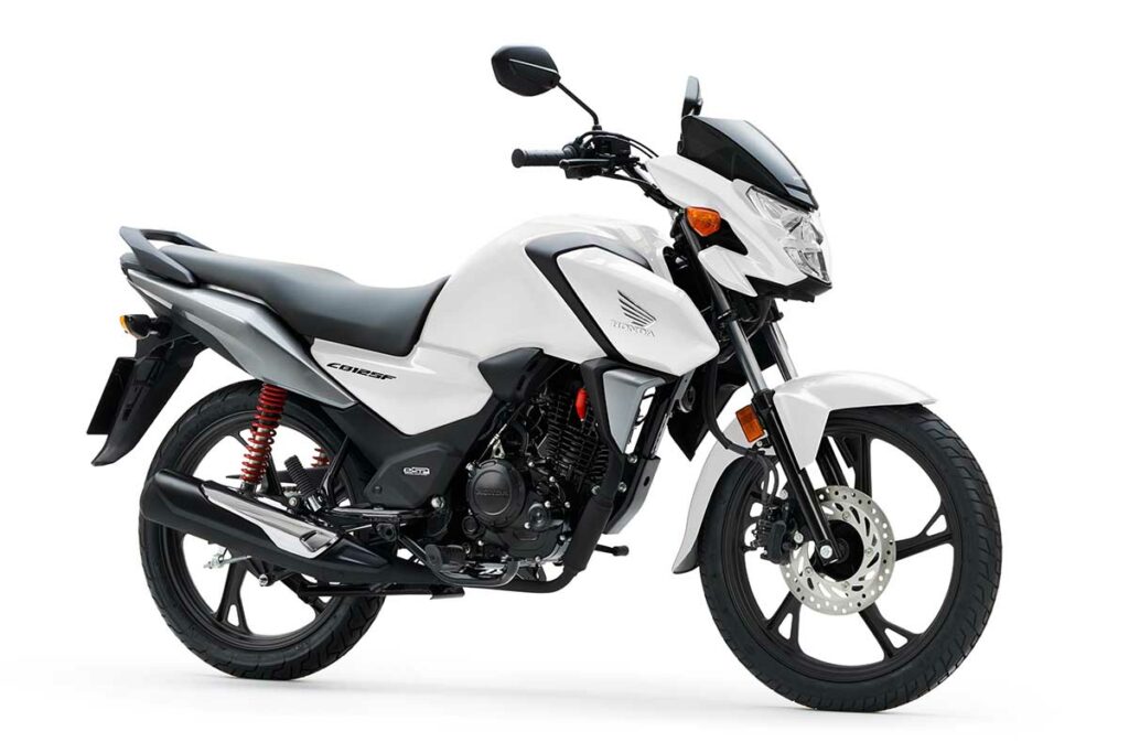 Las mejores motos de 125 cc por relación calidad precio de 2024 13 Honda CB 125 F, blanco