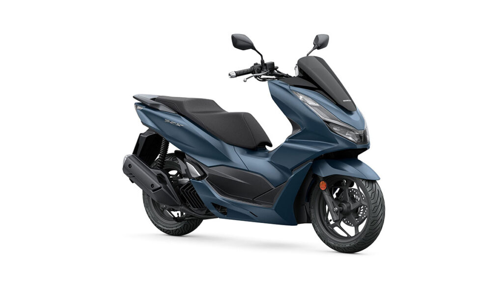 Honda PCX 125 scooter 2023, azul