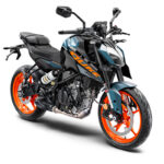 KTM 125 Duke 2024, negro, naranja